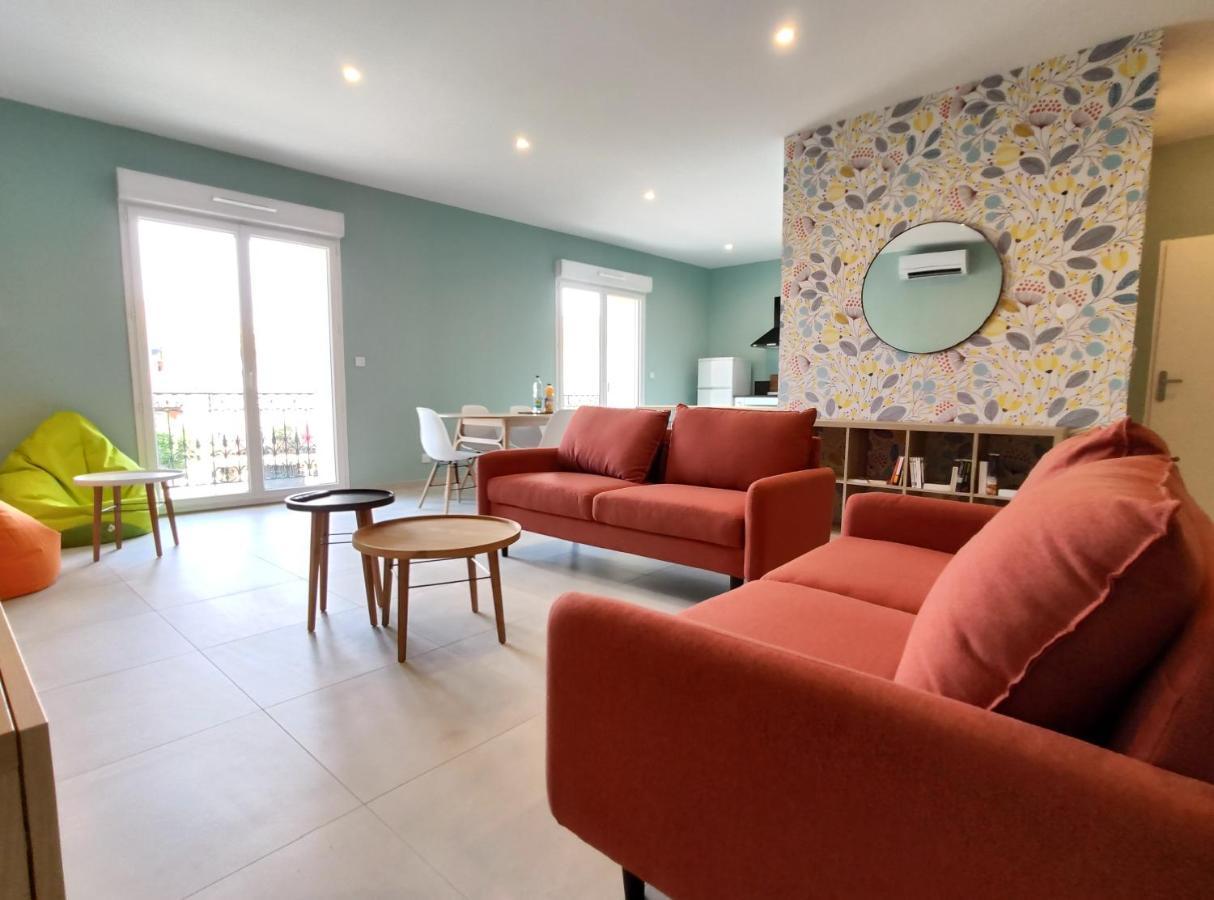 Colormix 3 Etoiles - 95M2 Plein Centre - Ensoleille Climatise Apartment Mèze Екстериор снимка